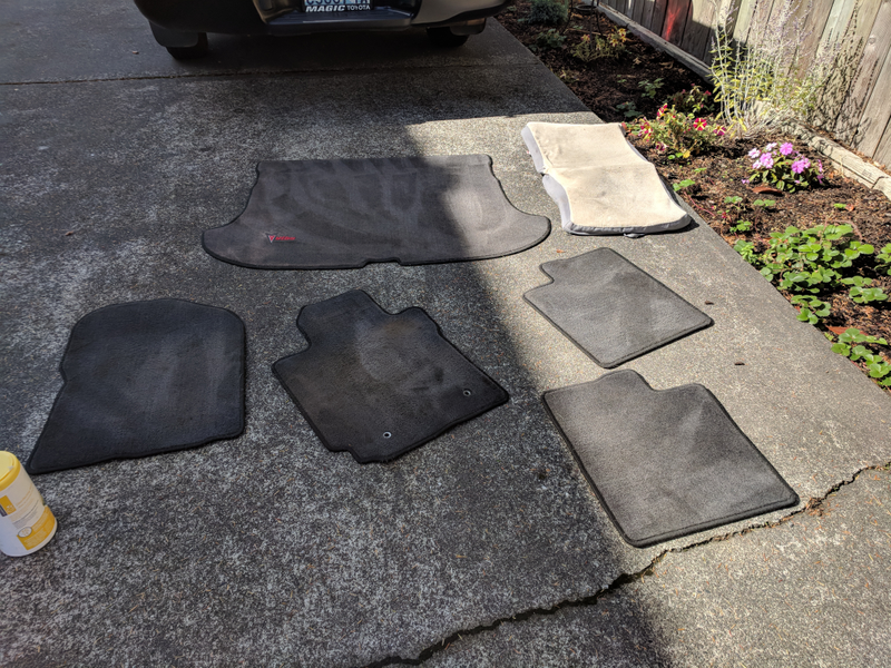 Illustration for article titled Cleaning out my wife's car.